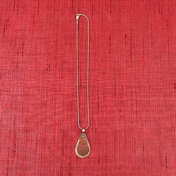 Jessie Senecal Handmade Sterling Silver "Copper Roots" Necklace - Picture 5 of 5